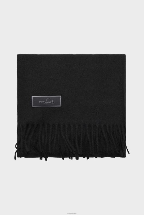 Heren Van Laack kasjmier sjaal zwart accessoires XLN6N821