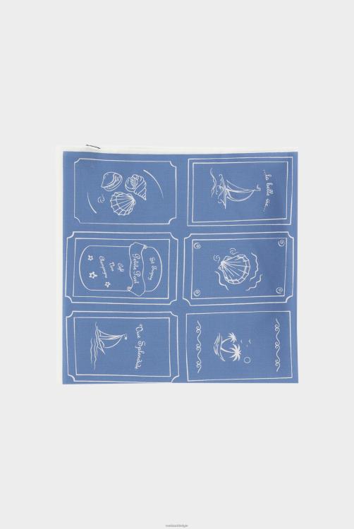 Heren Van Laack katoenen bandana met print accessoires XLN6N805