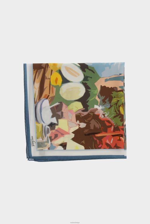 Heren Van Laack katoenen bandana met print accessoires XLN6N806