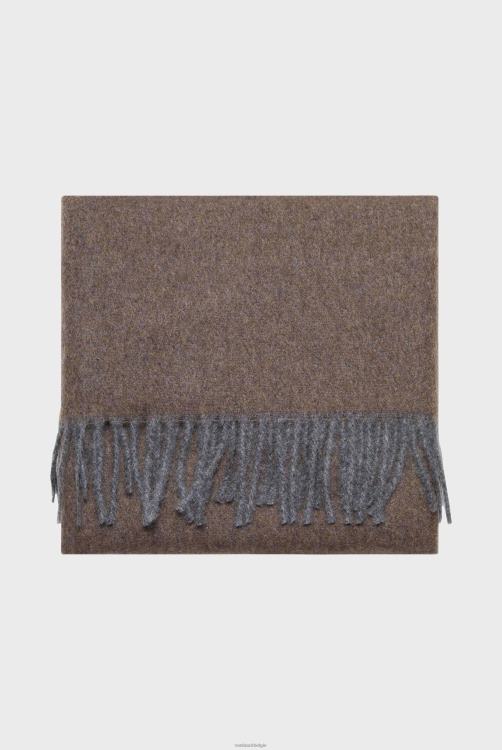 Heren Van Laack omkeerbare kasjmier sjaal met franjes accessoires XLN6N848