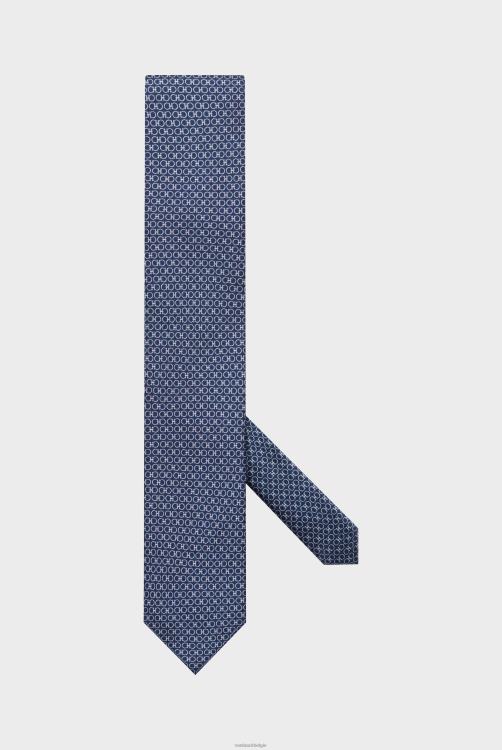 Heren Van Laack bedrukte zijden stropdas accessoires XLN6N846