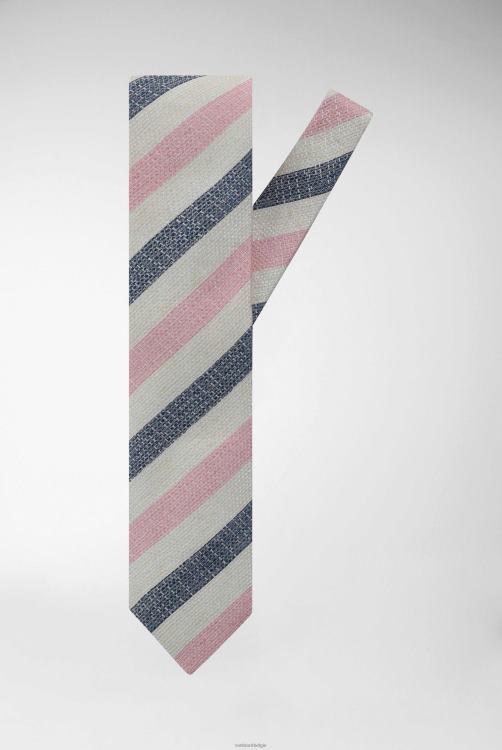 Heren Van Laack stropdas blauw rood/roze accessoires XLN6N868