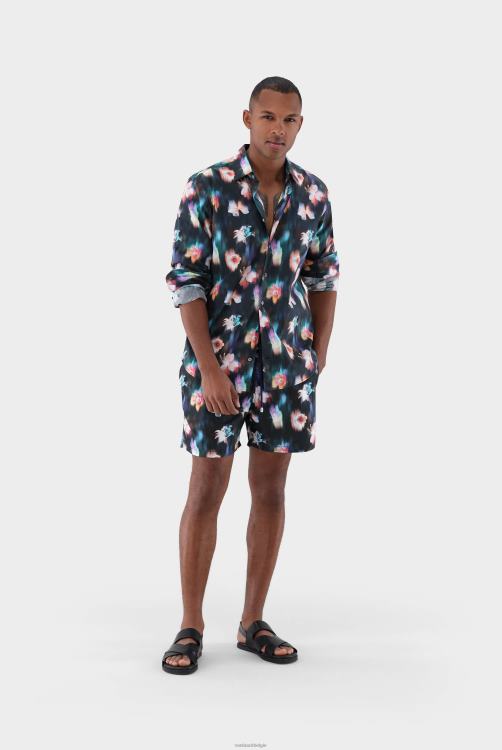 Heren Van Laack zwemshort met bloemenprint kleding XLN6N796