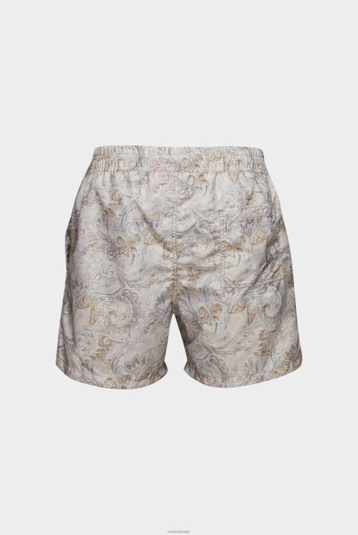 Heren Van Laack zwemshort met paisley-patroon kleding XLN6N797