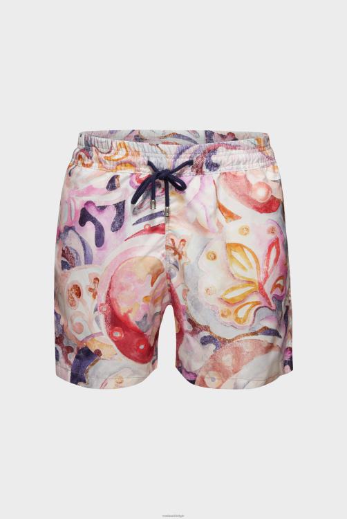 Heren Van Laack zwemshort met paisleyprint kleding XLN6N798