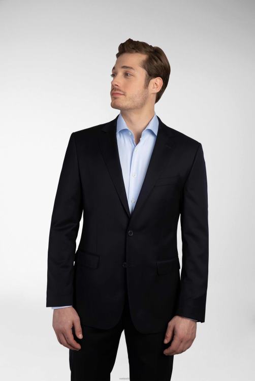 Heren Van Laack Merinowollen jasje marineblauw kleding XLN6N633