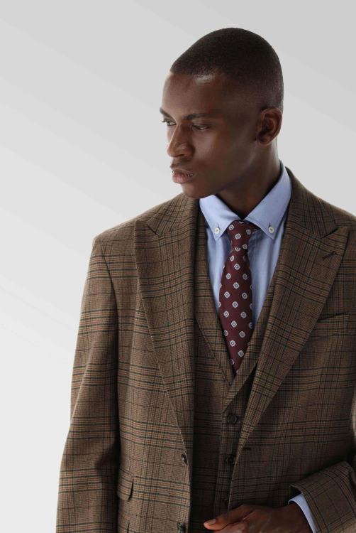 Heren Van Laack geruit Zero Gravity colbert kleding XLN6N640