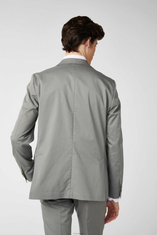 Heren Van Laack katoenen stretchjasje grijs kleding XLN6N646