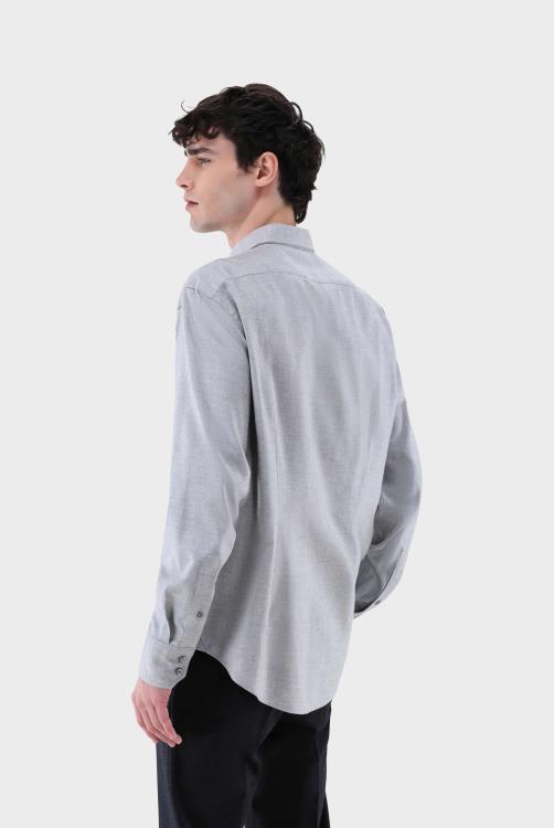 Heren Van Laack Button-down flanellen overhemd op maat kleding XLN6N539