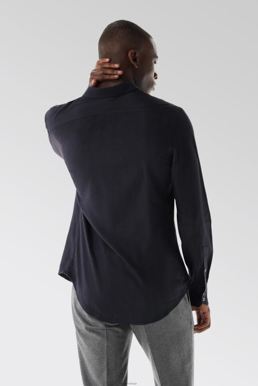 Heren Van Laack Button-down flanellen overhemd op maat kleding XLN6N541