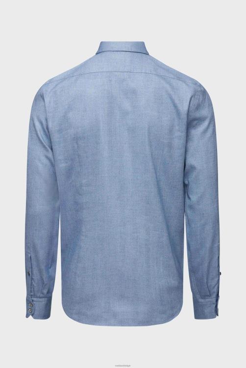 Heren Van Laack Button-down flanellen overhemd op maat kleding XLN6N542