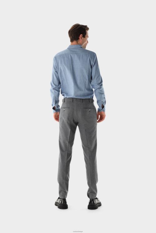 Heren Van Laack Button-down flanellen overhemd op maat kleding XLN6N542