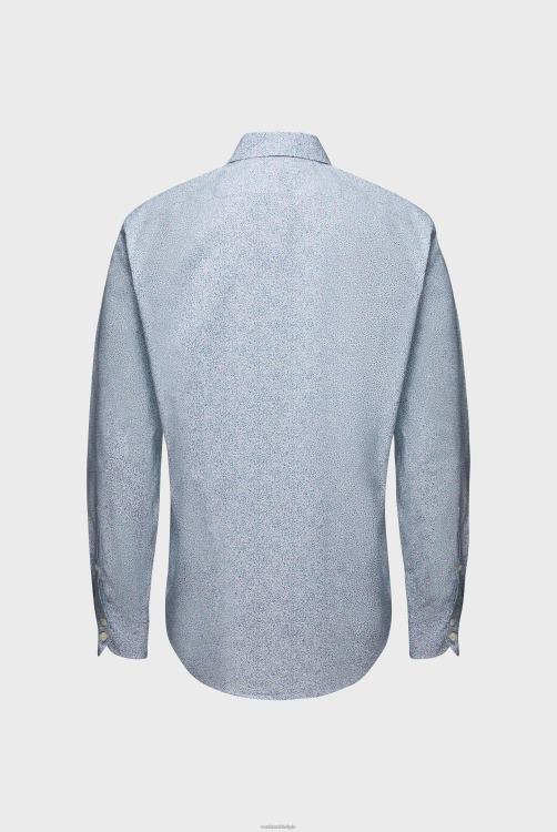 Heren Van Laack Comfortabele pasvorm van het shirt met microprint kleding XLN6N574