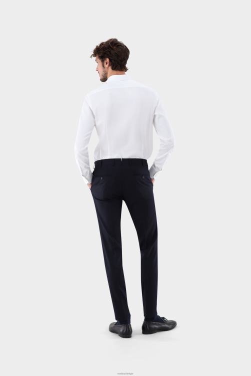 Heren Van Laack Effen katoenen poplin overhemd met stretch kleding XLN6N387