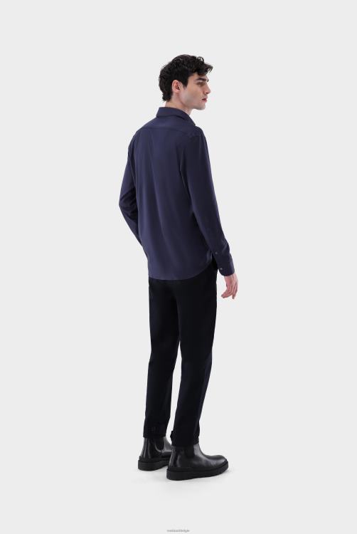 Heren Van Laack Jersey overhemd twill bedrukt op maat kleding XLN6N475