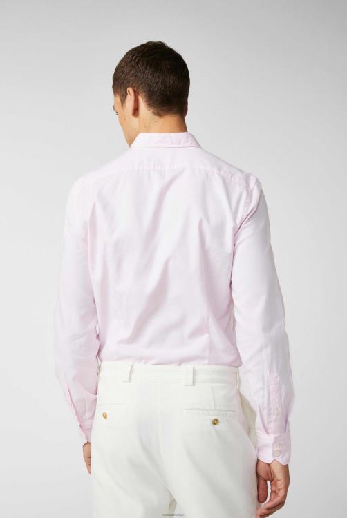 Heren Van Laack Oxford overhemd met knoopsluiting in een zachte roze wassing kleding XLN6N543