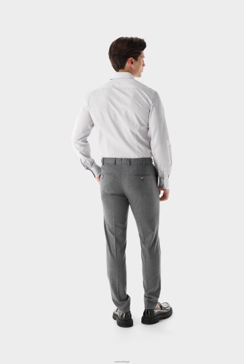 Heren Van Laack Twill overhemd met strepen op maat kleding XLN6N401