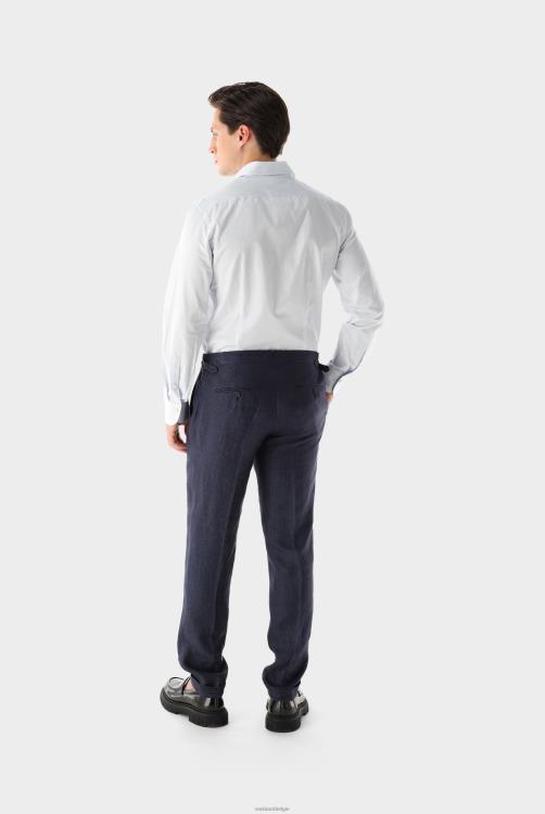 Heren Van Laack Twill overhemd met strepen op maat kleding XLN6N428