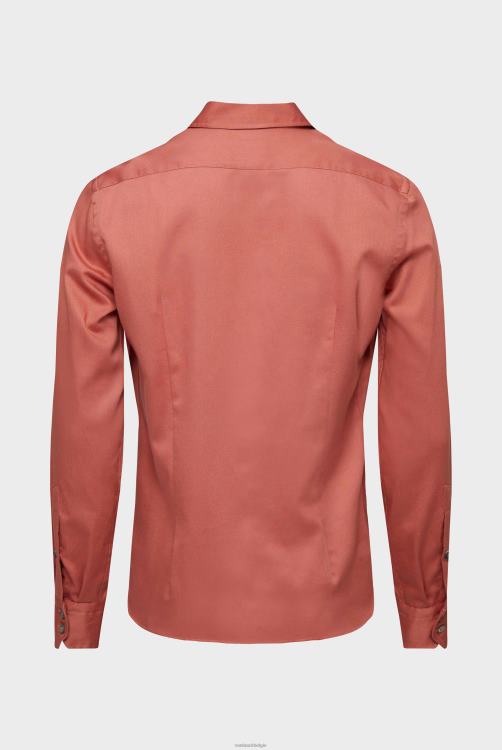 Heren Van Laack bedrukt twill overhemd op maat kleding XLN6N578