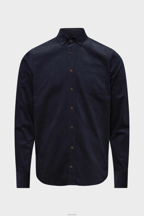 Heren Van Laack coduroy overhemd op maat kleding XLN6N556