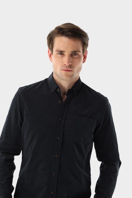 Heren Van Laack coduroy overhemd op maat kleding XLN6N556