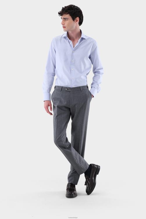 Heren Van Laack dobby zakelijk overhemd, slim-fit kleding XLN6N405