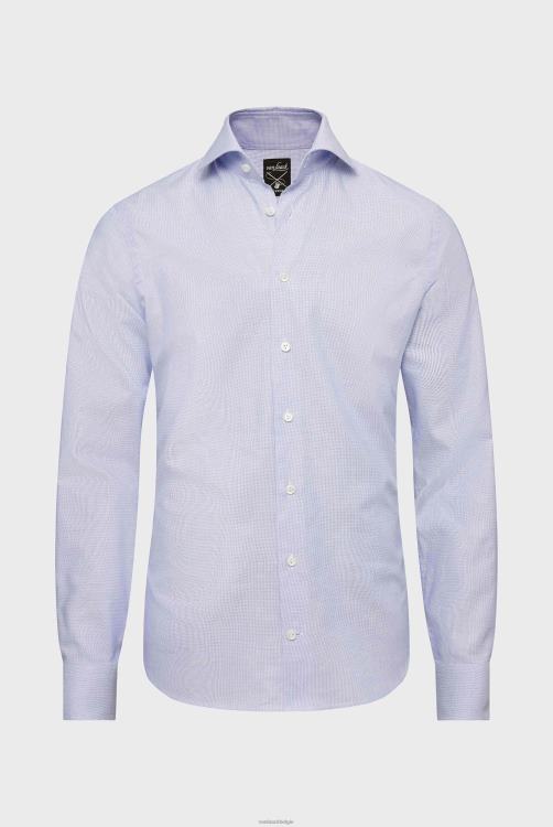 Heren Van Laack dobby zakelijk overhemd, slim-fit kleding XLN6N405