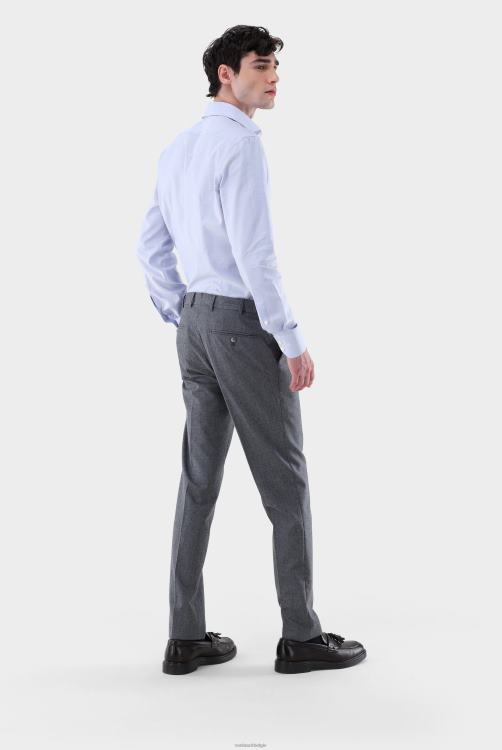 Heren Van Laack dobby zakelijk overhemd, slim-fit kleding XLN6N405
