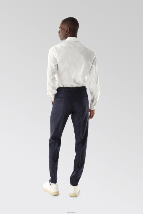 Heren Van Laack effen overhemd met structuur, nat/mandgeweven kleding XLN6N526