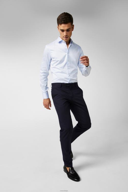 Heren Van Laack fijn katoenen twill overhemd kleding XLN6N327