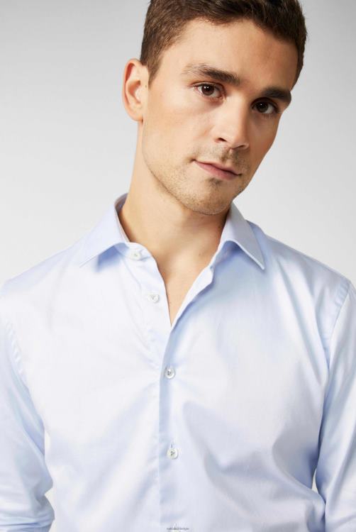 Heren Van Laack fijn katoenen twill overhemd kleding XLN6N346