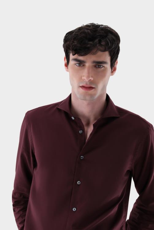 Heren Van Laack flanellen overhemd slim-fit kleding XLN6N562