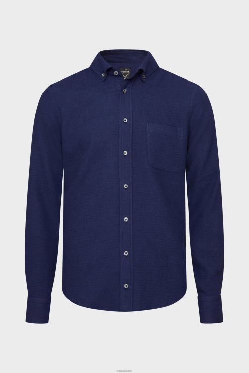 Heren Van Laack flanellen overhemd slim-fit kleding XLN6N614