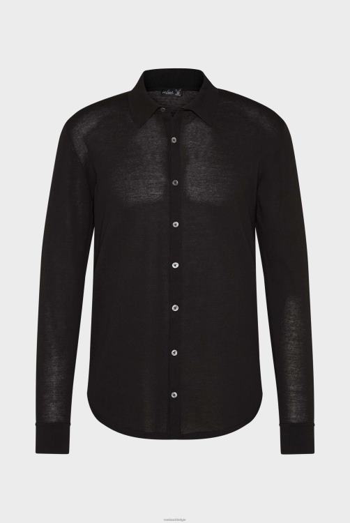 Heren Van Laack gebreid overhemd van luchtkatoen kleding XLN6N446