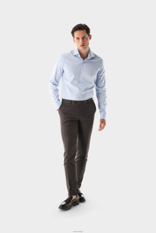 Heren Van Laack geruit dobby overhemd, slim-fit kleding XLN6N544