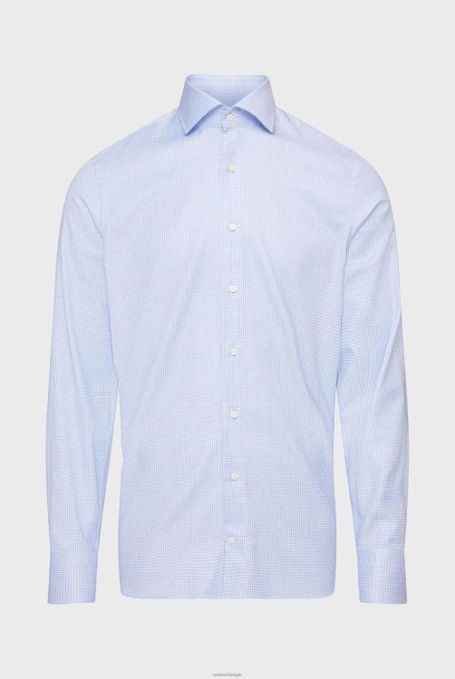 Heren Van Laack geruit dobby overhemd, slim-fit kleding XLN6N544