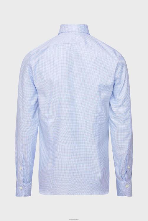 Heren Van Laack geruit dobby overhemd, slim-fit kleding XLN6N544