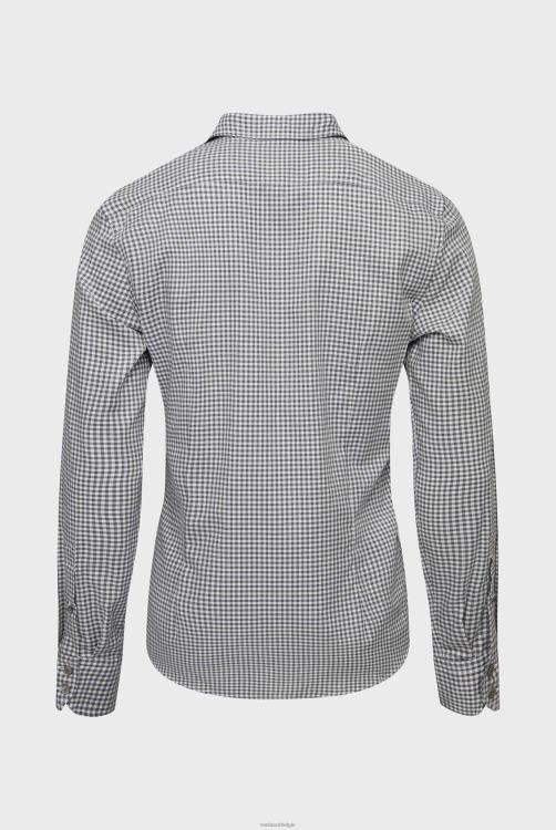 Heren Van Laack geruit flanellen overhemd op maat kleding XLN6N552