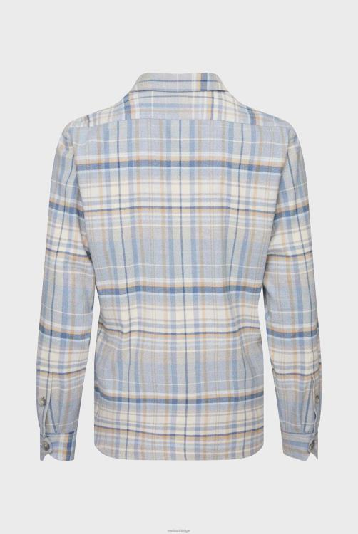 Heren Van Laack geruit flanellen overshirt kleding XLN6N545