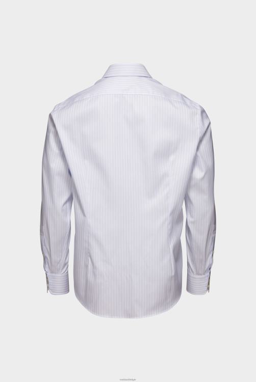 Heren Van Laack gestreept kreukvrij overhemd op maat kleding XLN6N424