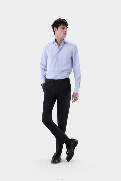 Heren Van Laack gestreept zakelijk overhemd met comfortabele pasvorm kleding XLN6N400