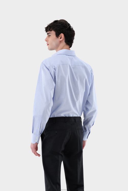 Heren Van Laack gestreept zakelijk overhemd met comfortabele pasvorm kleding XLN6N400