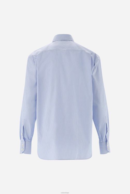 Heren Van Laack gestreept zakelijk overhemd met comfortabele pasvorm kleding XLN6N400