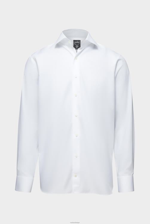 Heren Van Laack getextureerd kleermakersoverhemd op maat kleding XLN6N322