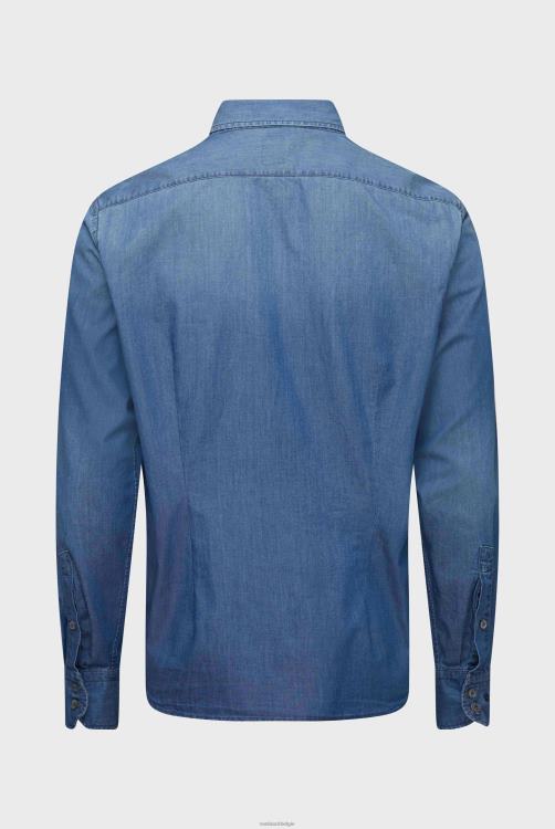Heren Van Laack jeans zoom op maat gemaakt blauw kleding XLN6N517