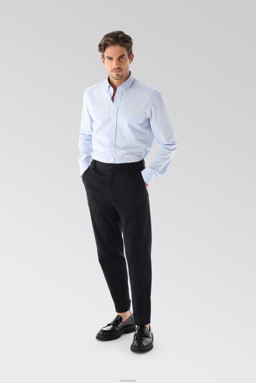 Heren Van Laack klein poplin overhemd met gingham-ruit kleding XLN6N443