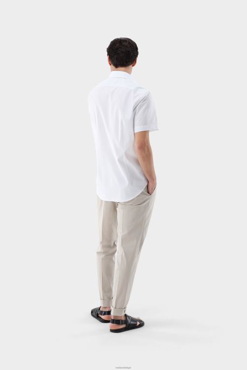 Heren Van Laack kreukvrij geruit overhemd met korte mouwen kleding XLN6N519