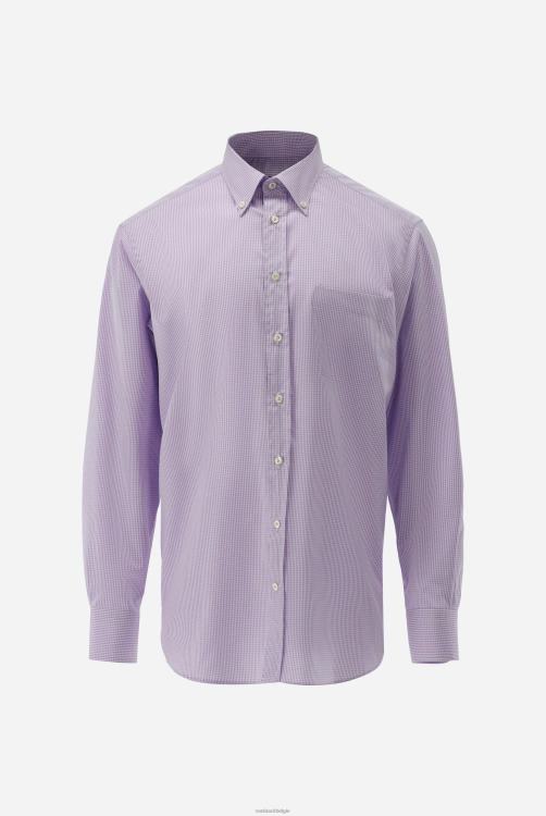 Heren Van Laack kreukvrij twill businessoverhemd met comfortabele pasvorm kleding XLN6N438