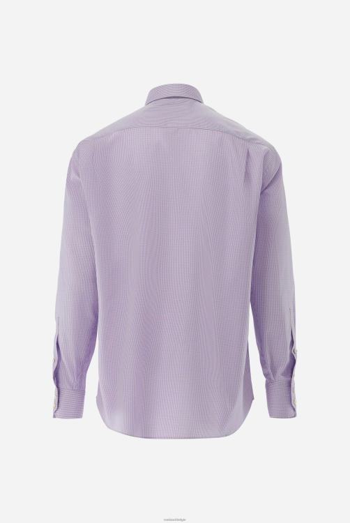 Heren Van Laack kreukvrij twill businessoverhemd met comfortabele pasvorm kleding XLN6N438