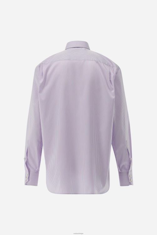 Heren Van Laack kreukvrij twill businessoverhemd met comfortabele pasvorm kleding XLN6N439